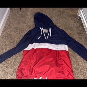 SMALL Zumiez Windbreaker Red, White,Blue